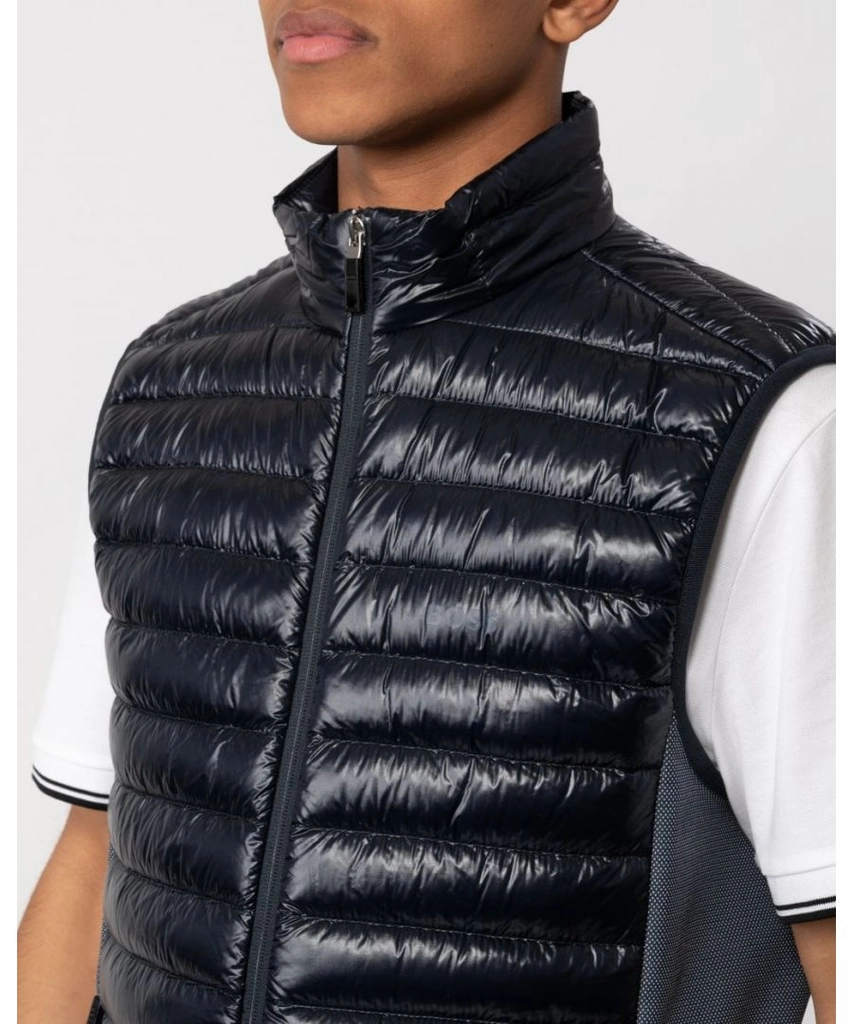 Hugo Boss V Techno Mens Padded Gilet - Dark Blue - Size Large